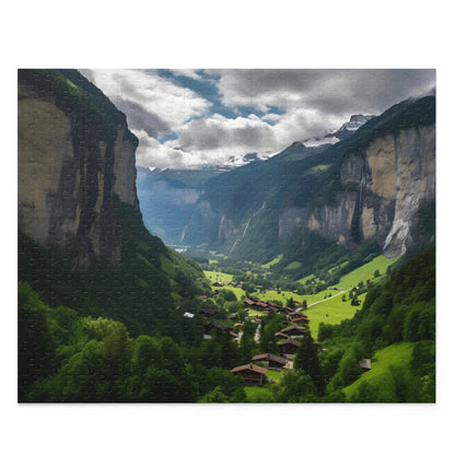 Lauterbrunnen Valley Cliff Jigsaw