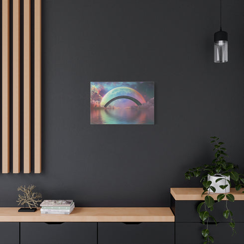 Rainbow Bridge Between Two Planets (Edition II) — Canvas Wall Art — Product Detail View 5
