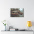 Sci-Fi City with Floating Trains — Canvas Wall Art — Product Detail View 7
