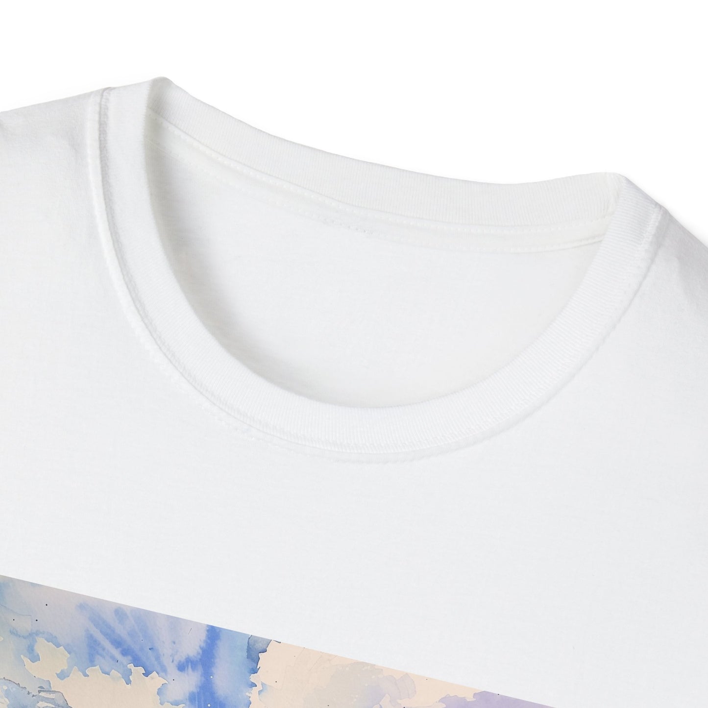 ## Majestic Peaks in Watercolor: The Swiss Alps T-shirt