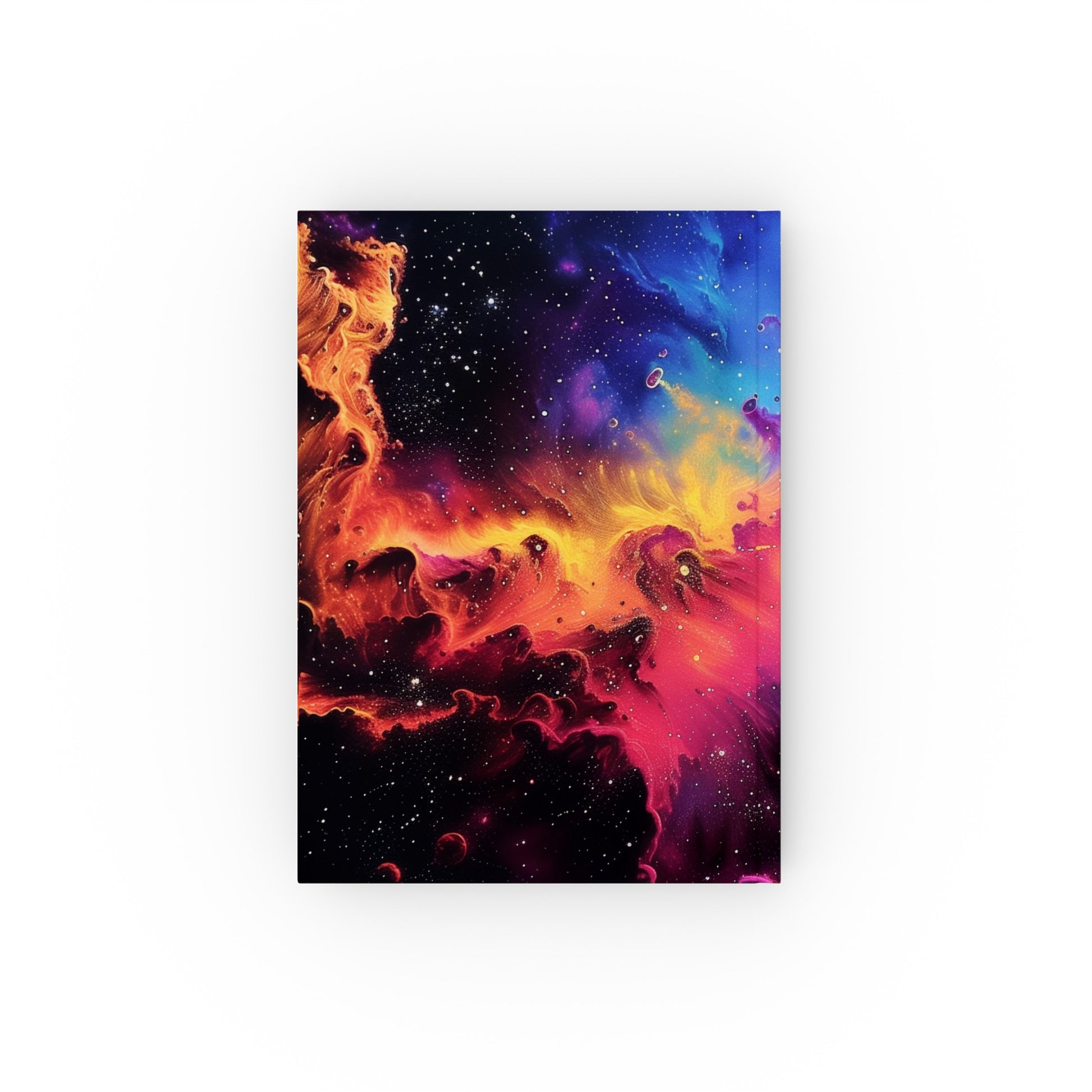 Interstellar Neon Journal: Vibrant Galactic Adventure, High-Quality Material, Perfect for All Seasons