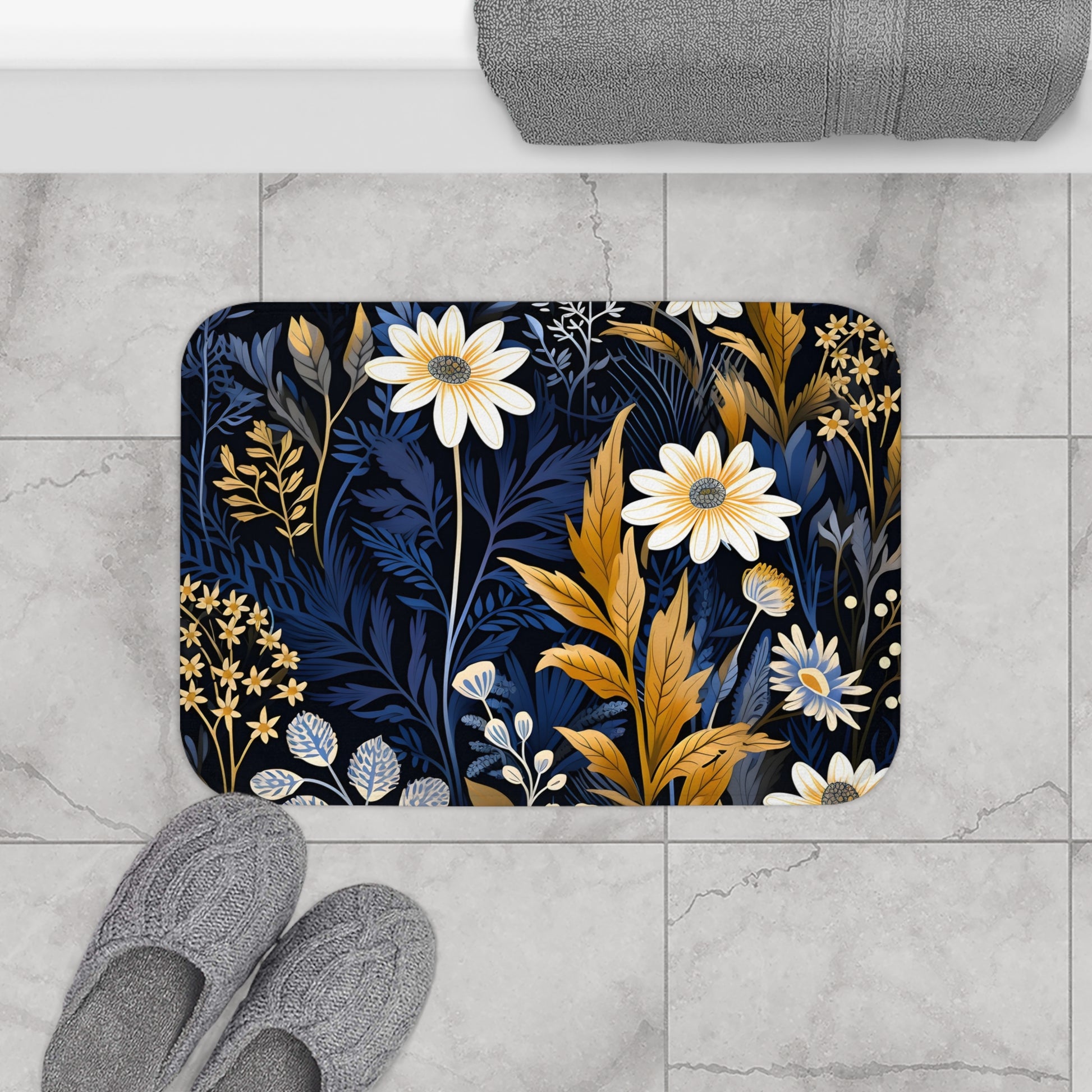 Wildflower Meadow Bath Mat | Bath Mats | Bath, Bathroom, Home & Living, Indoor, Sublimation | Prints with Passion