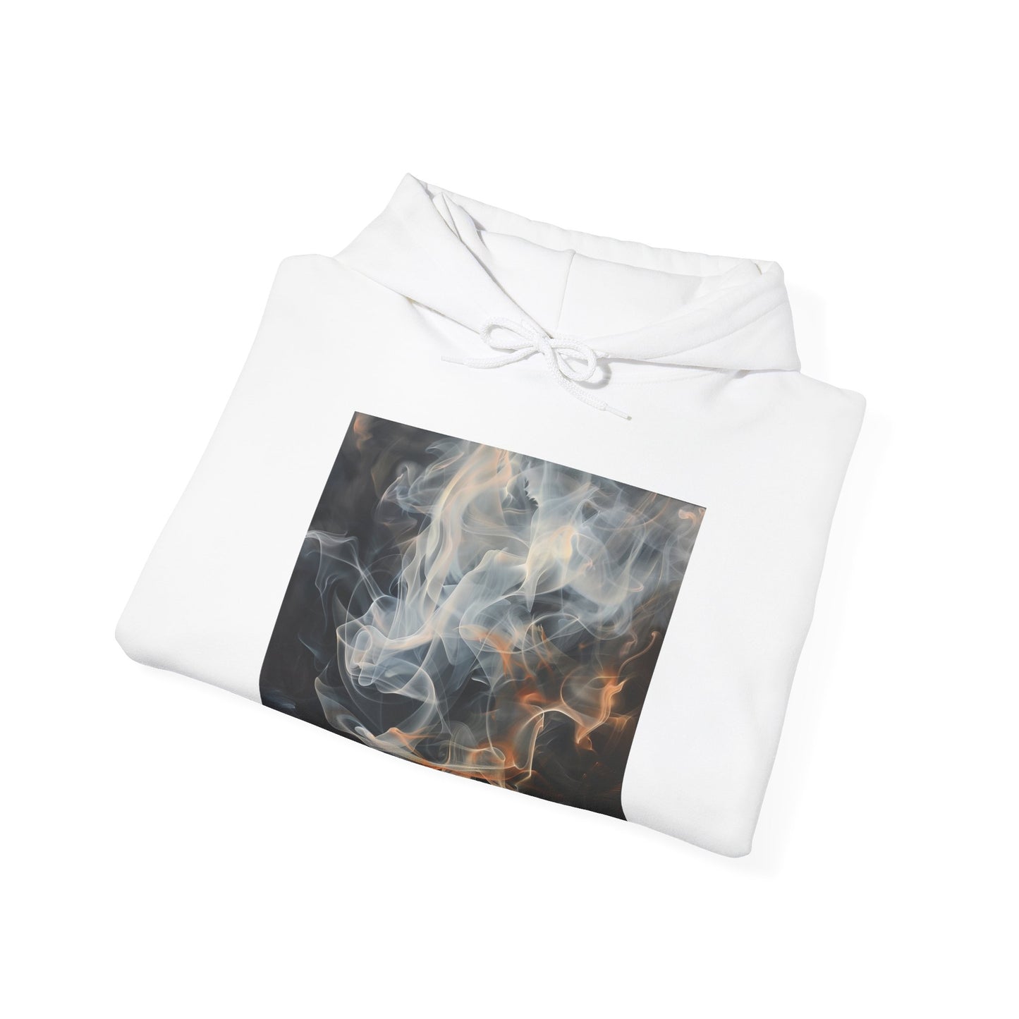 Whispers of the Ethereal: A Smoke and Shadow Exploration Hoodie