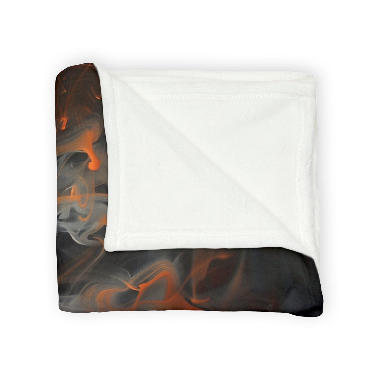 Whispy Dreams Blanket: Abstract Smoke Patterns