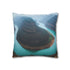 River Shaped Like a Dragons Tail — 40×40 Cushion Cover — Double-Sided Back & Concealed Zip Detail