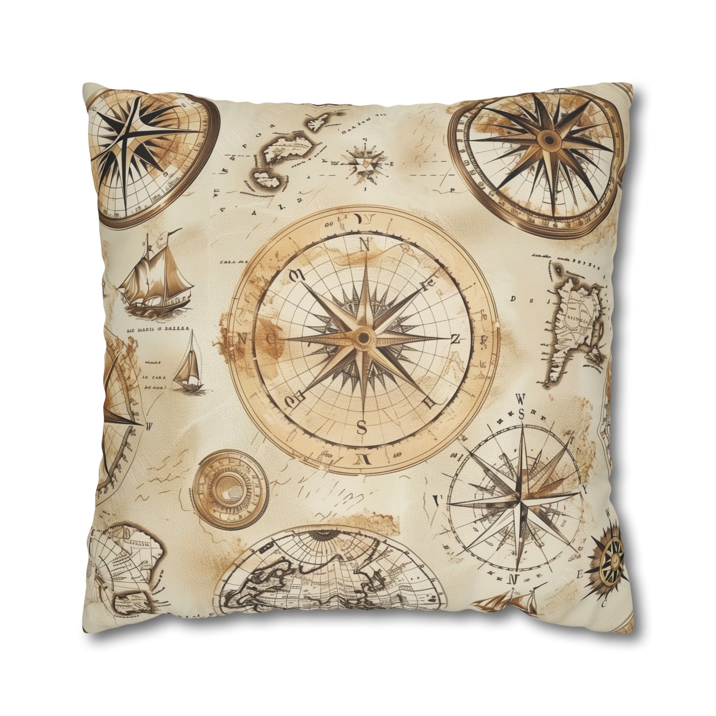 Vintage Maps Pillowcase Collection | Pillow Cases | All Over Print, AOP, Bed, Bedding, Home & Living, Indoor, Pillow Case, Pillow Covers, Pillows & Covers, Sublimation | Prints with Passion