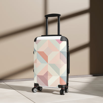 Pastel Geometric Adventure Suitcase