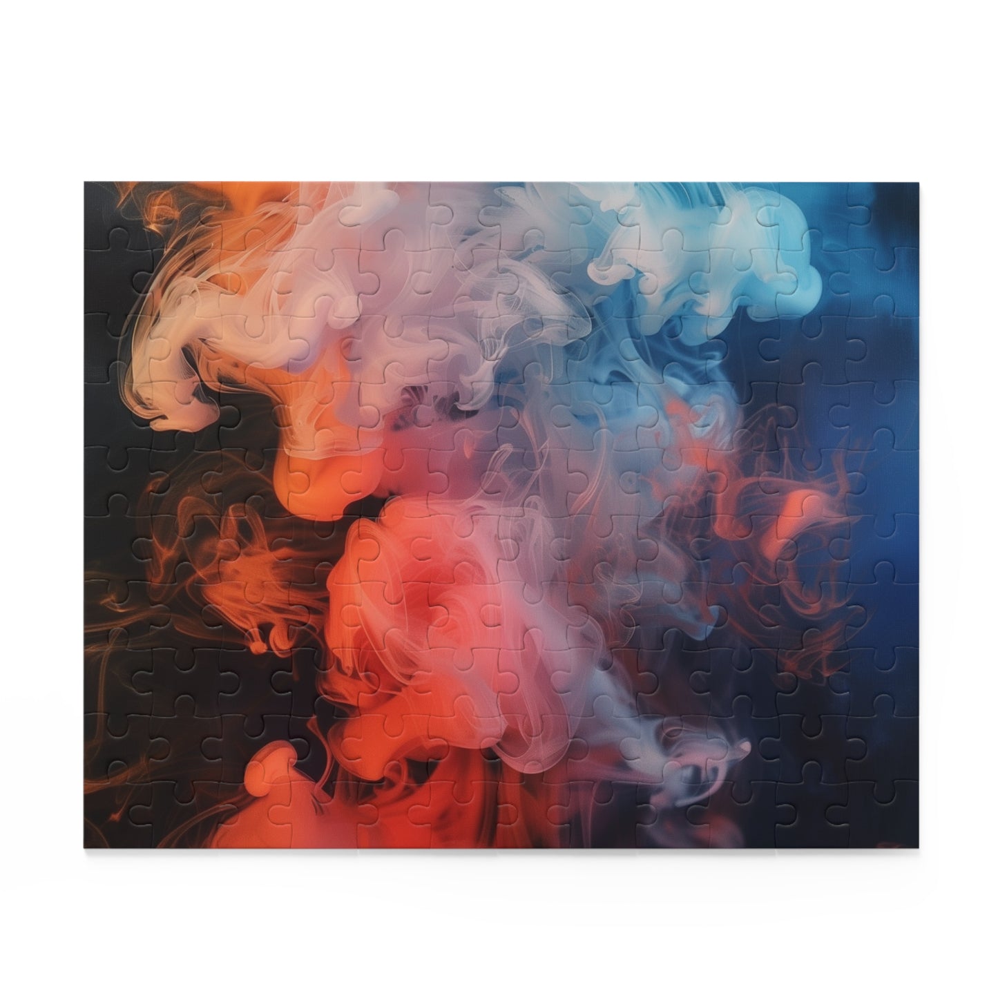 Abstract Smoke Art Jigsaw Puzzle - Vibrant colors and intricate designs for art lovers and puzzle enthusiasts.