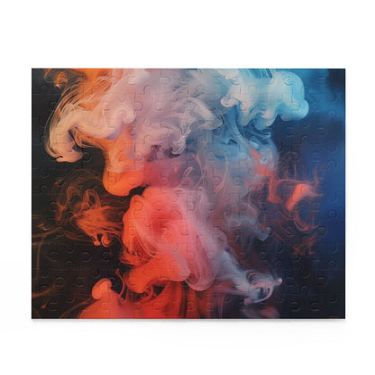 Abstract Smoke Art Jigsaw Puzzle - Vibrant colors and intricate designs for art lovers and puzzle enthusiasts.