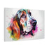 Adorable Basset Hound Puppy Peeking Out — Canvas Wall Art — Side Profile & Stretched Corner Detail