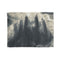 Cloud Cathedral Struck by Lightning — Plush Fleece Throw Blanket — Full Flat Artwork View
