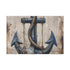 Nautical Anchor and Rope — Canvas Wall Art — Living Room Wall Lifestyle View
