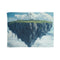Floating Sky Island Chained to Mountain (Edition II) — Plush Fleece Throw Blanket — Full Flat Artwork View