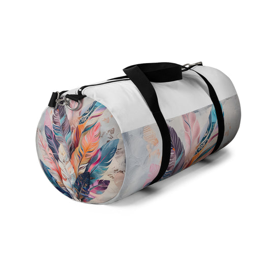 Bohemian Feather Duffel Bag | Duffle Bags | Accessories, All Over Print, AOP, Assembled in the USA, Assembled in USA, Bags, Duffle, Made in the USA, Made in USA | Prints with Passion