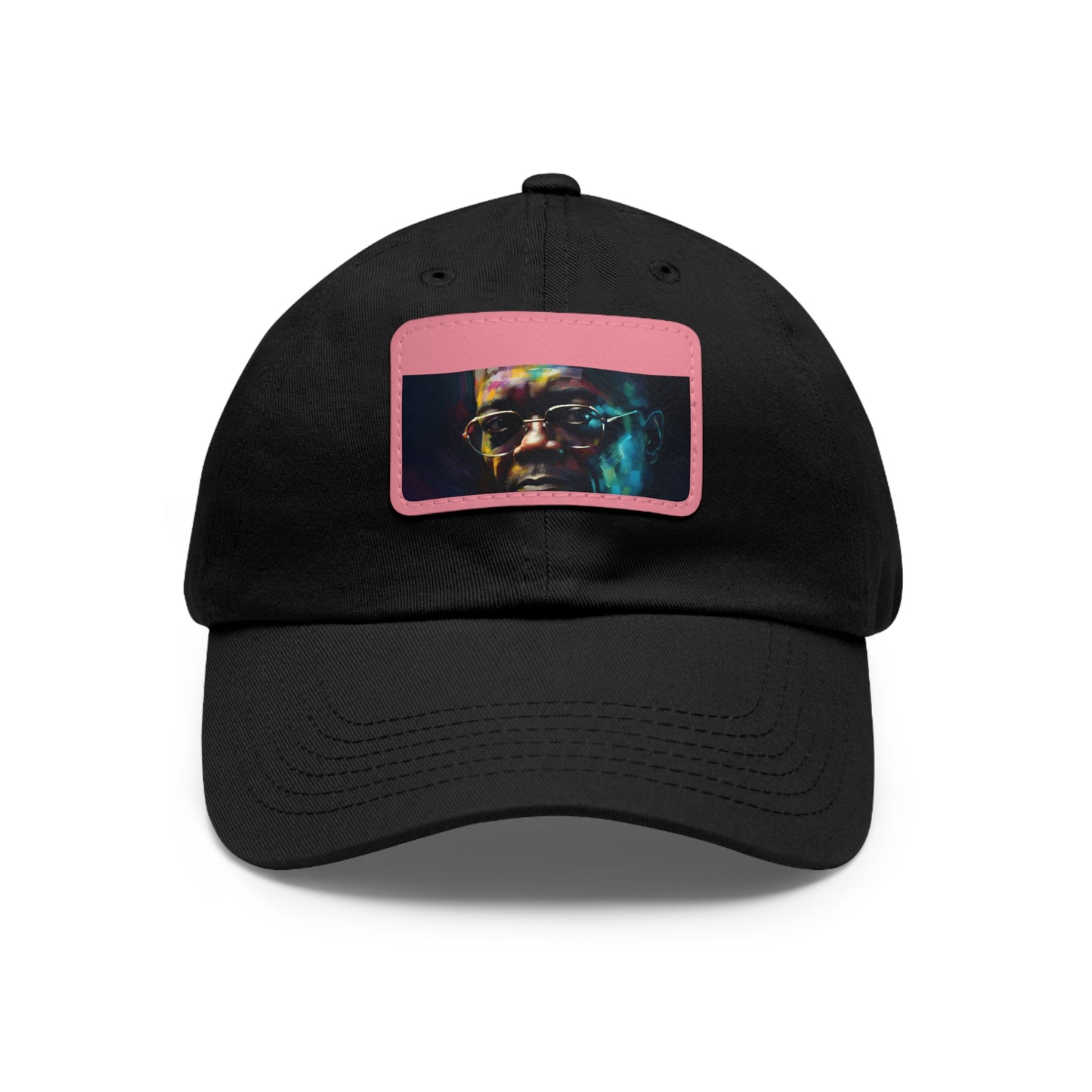 Neon Fusion: Samuel LJackson Watercolor Baseball Cap