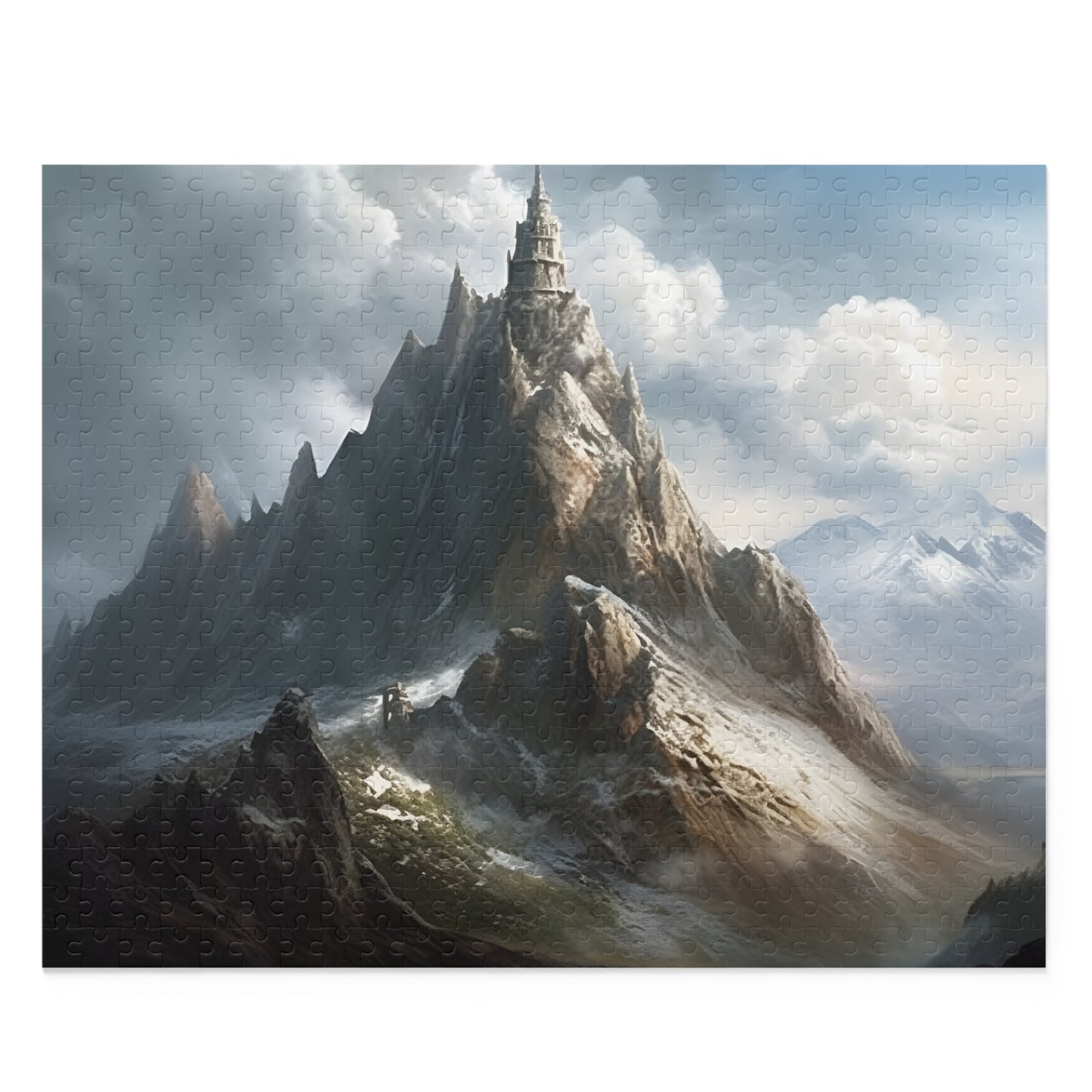 "Mount Olympus jigsaw puzzle - stunning scenery for nature lovers and puzzle enthusiasts"