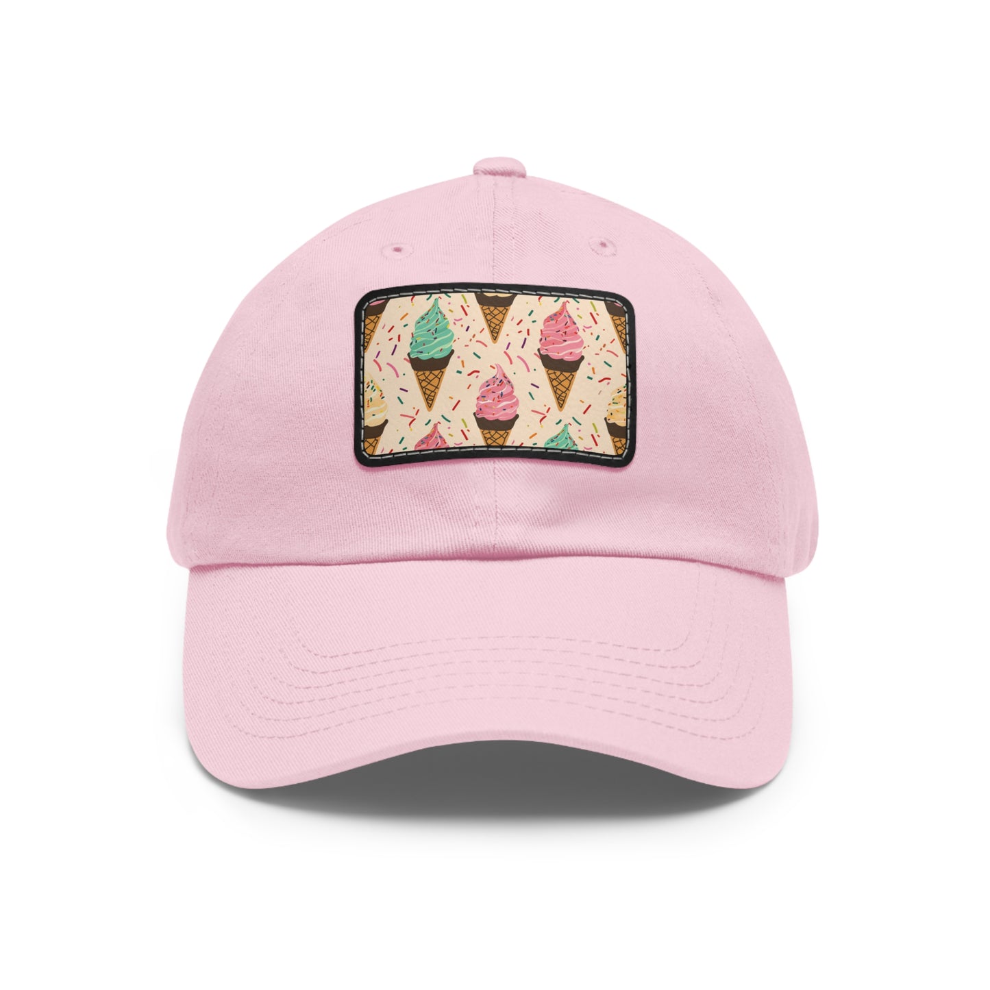 Sweet Treats Cap: Seamless Cone with Sprinkles Design