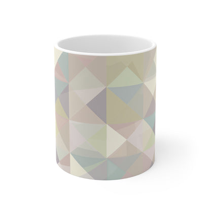 Pastel Geometrics Coffee Mug: Stylish & Modern | Mugs | 11 oz, Ceramic, Coffee Mugs, Home & Living, Kitchen, Mugs, Sublimation | Prints with Passion