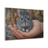Chinchilla Cute Watercolor — Canvas Wall Art — Product Detail View 6