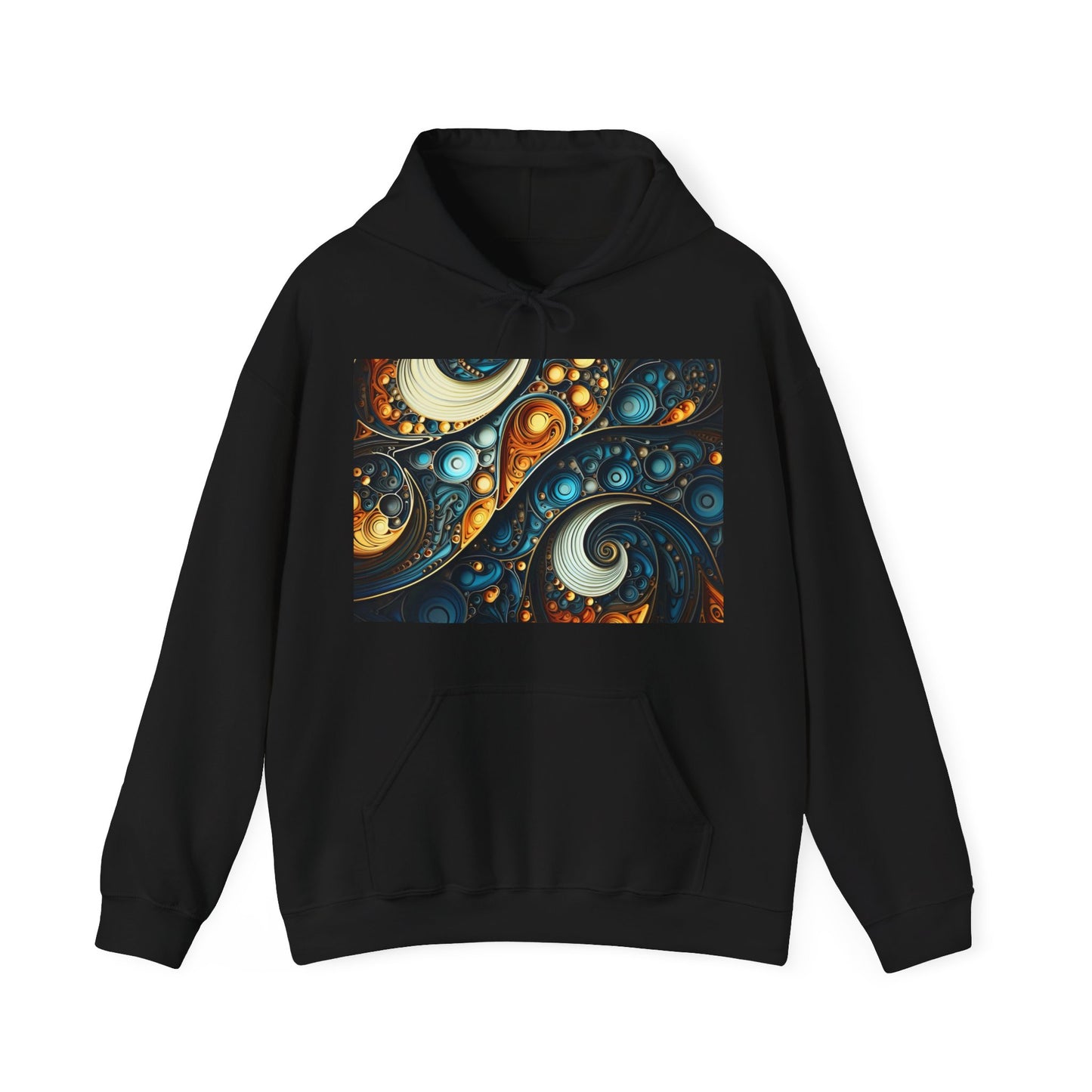 Fractal Geometric Patterns Hoodie | Hoodies | DTG, Hoodies, Men's Clothing, Regular fit, Unisex, Women's Clothing | Prints with Passion