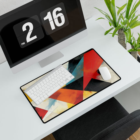 Abstract Geometric Shapes — XL & XXL Desk Mat — Product Detail View 7