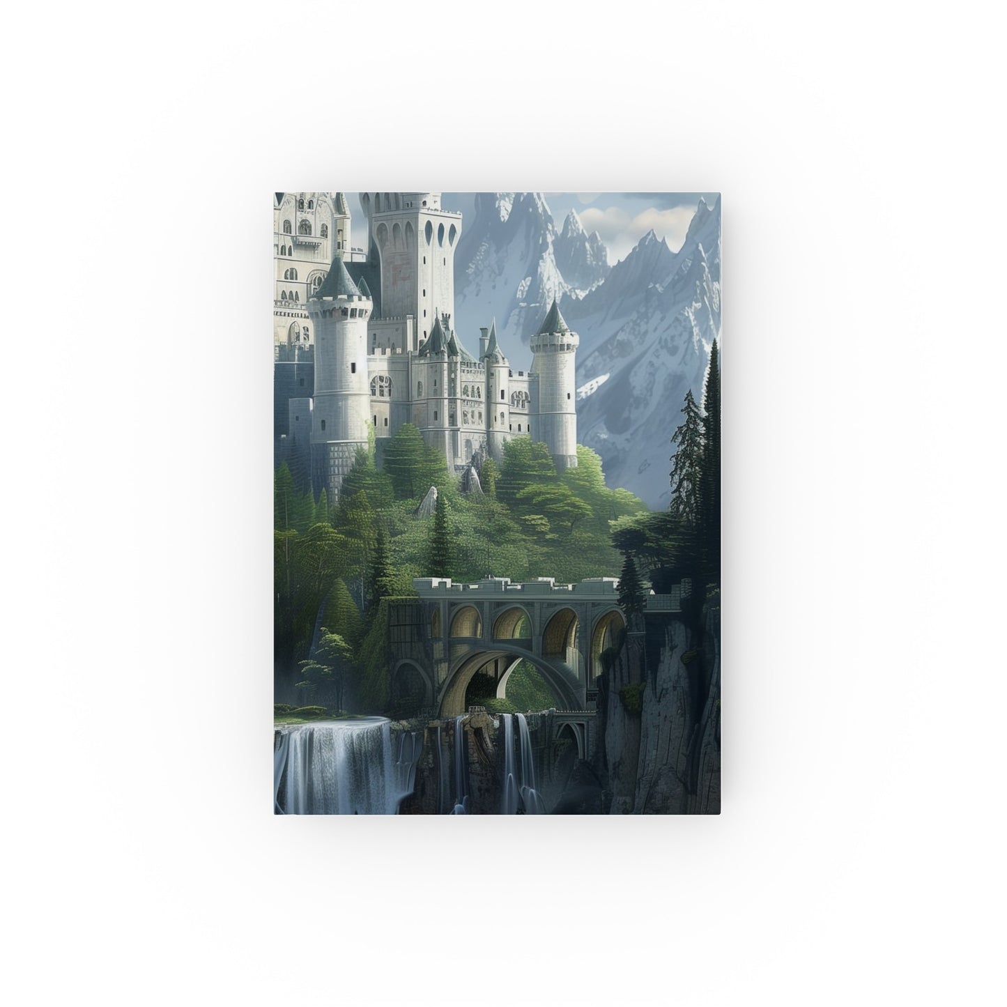 "Fairytale Scribes: A Castle Journal - Magical design for fantastical stories, sketching mythical creatures, and adventure mapping. Perfect gift! High-quality, versatile, and stylish. Shop now!"