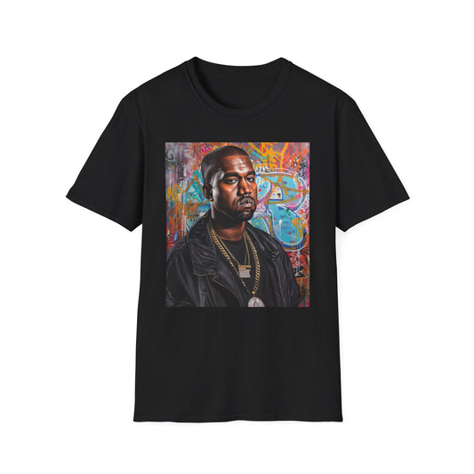 Boundless Creativity: The Visionary World of Kanye West | T-Shirt | Art, Celebrity, Culture, Fashion, Hip Hop, Kanye West, Music, Painting, Style, Trendy | Prints with Passion