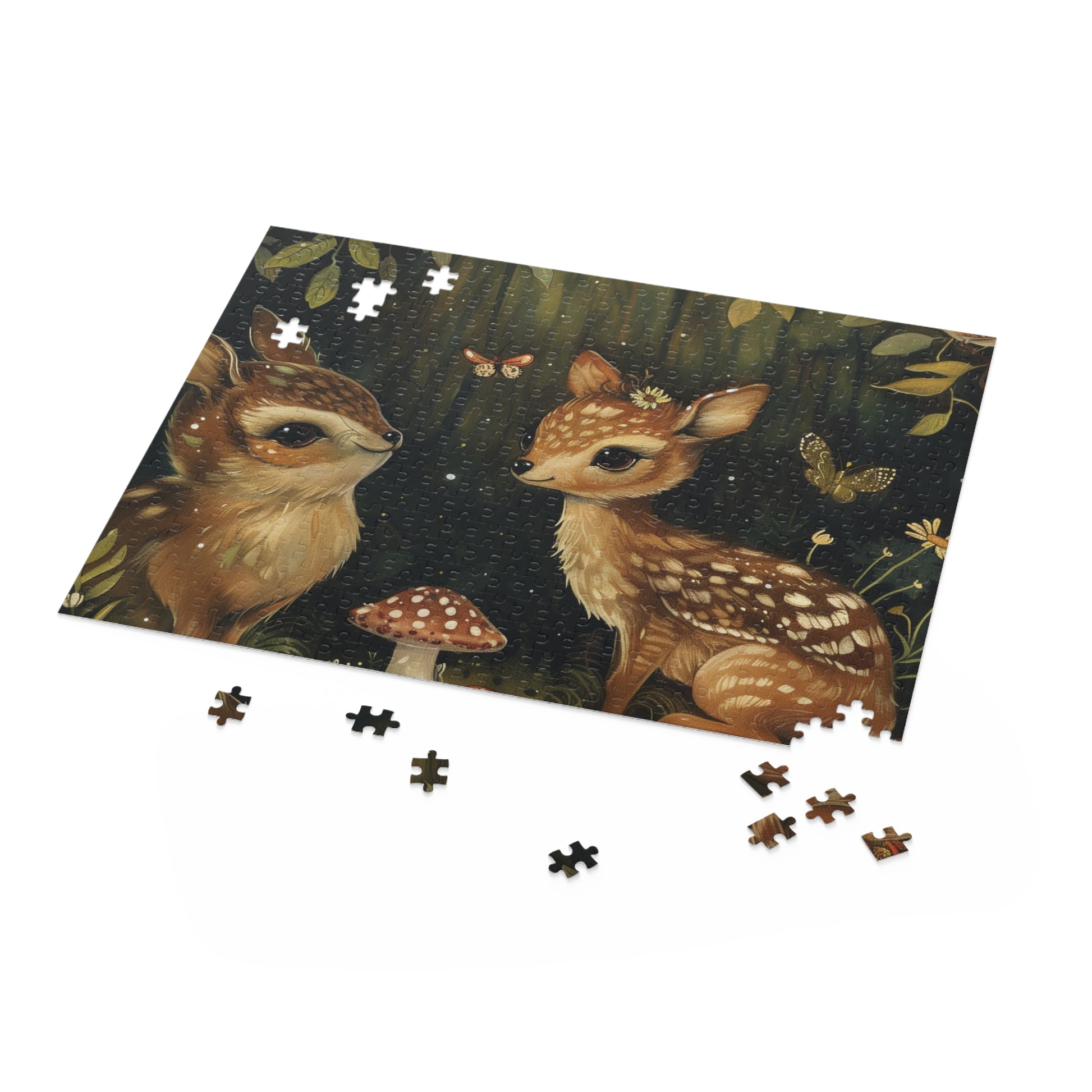 "Woodland Creatures Jigsaw Puzzle - Adorable forest animals for animal lovers and puzzle enthusiasts"