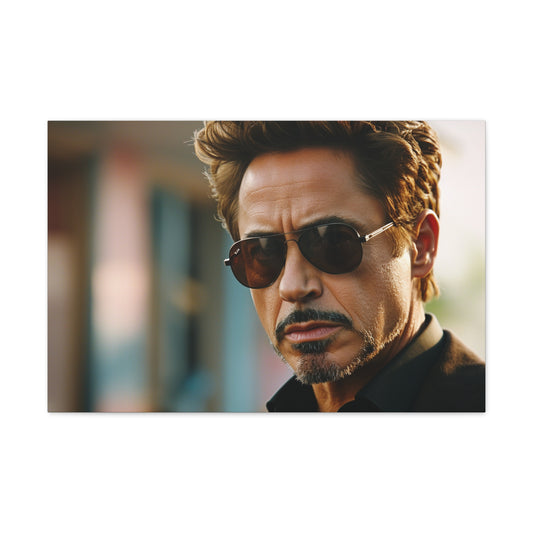 RDJ Sunglasses Canvas Print | Canvas | Art & Wall Decor, Canvas, Fall Picks, Hanging Hardware, Home & Living, Indoor, Top Spring Products, Valentine's Day promotion | Prints with Passion