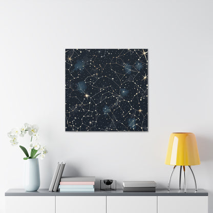 Starry Night Sky Canvas Print