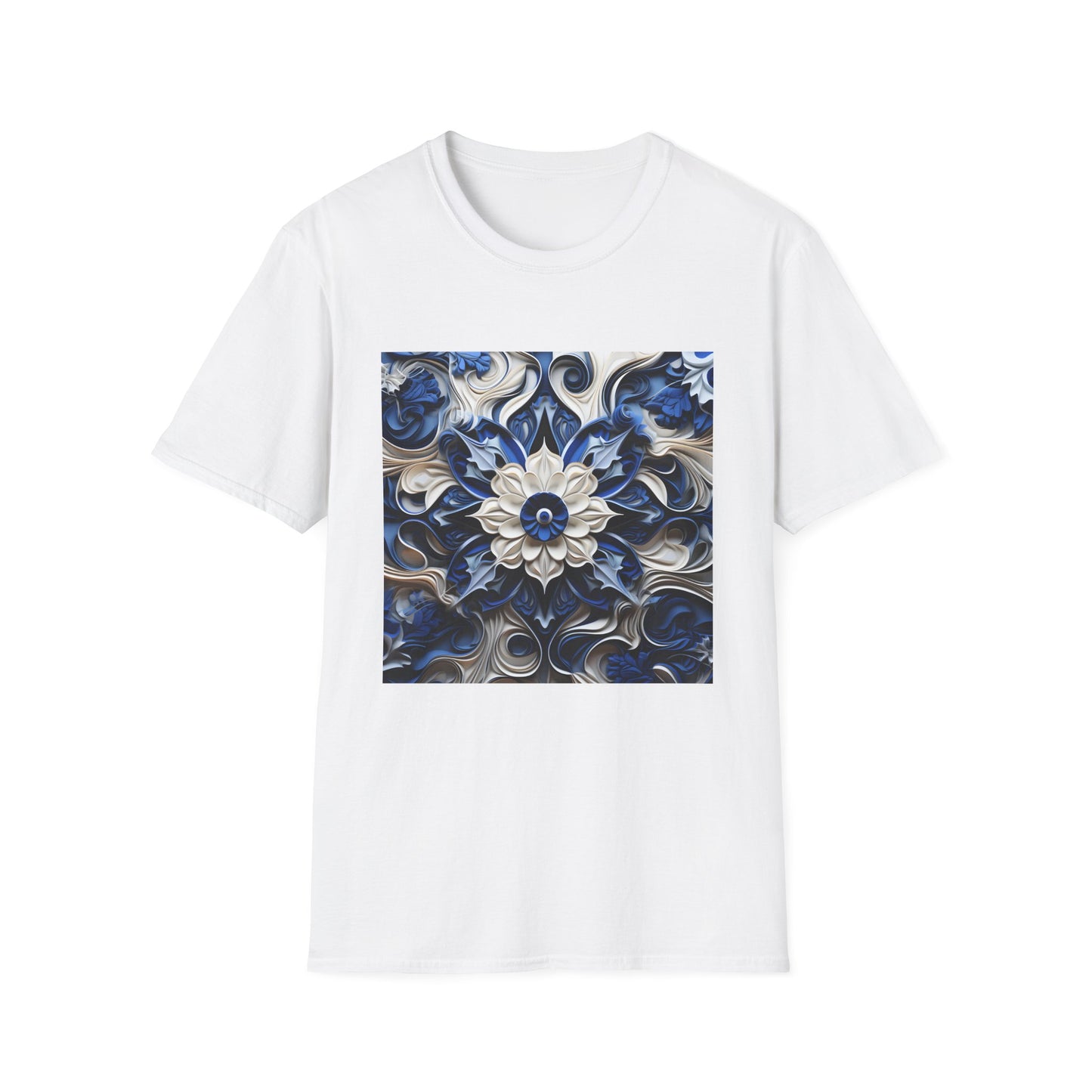 Porcelain Blue Blossom Tee