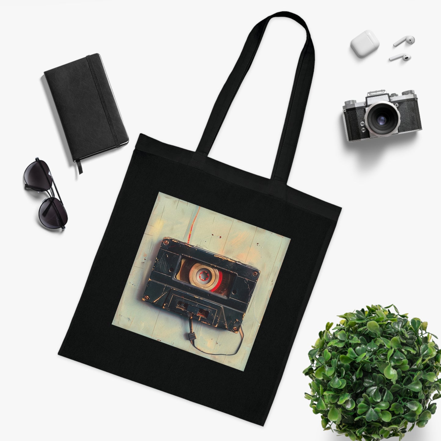 Cassette Tapestry Tote Bag