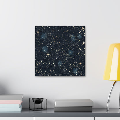 Starry Night Sky Canvas Print