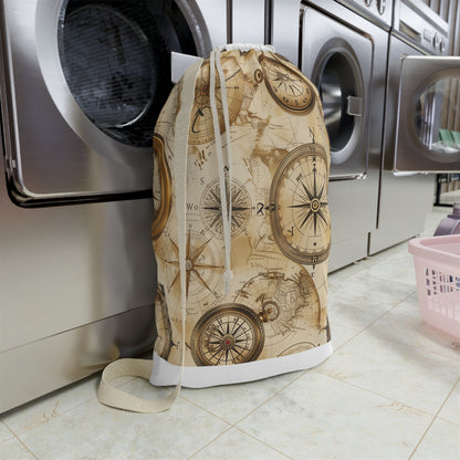 Vintage Maps Laundry Bag | Home Decor | Accessories, All Over Print, AOP, Bags, Laundry, Sublimation | Prints with Passion