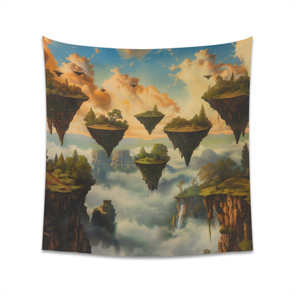 "Enchanting floating islands surreal tapestry - high-quality, stylish gift | Dreamscapes"