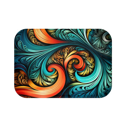 Fractal Fusion Bath Mat