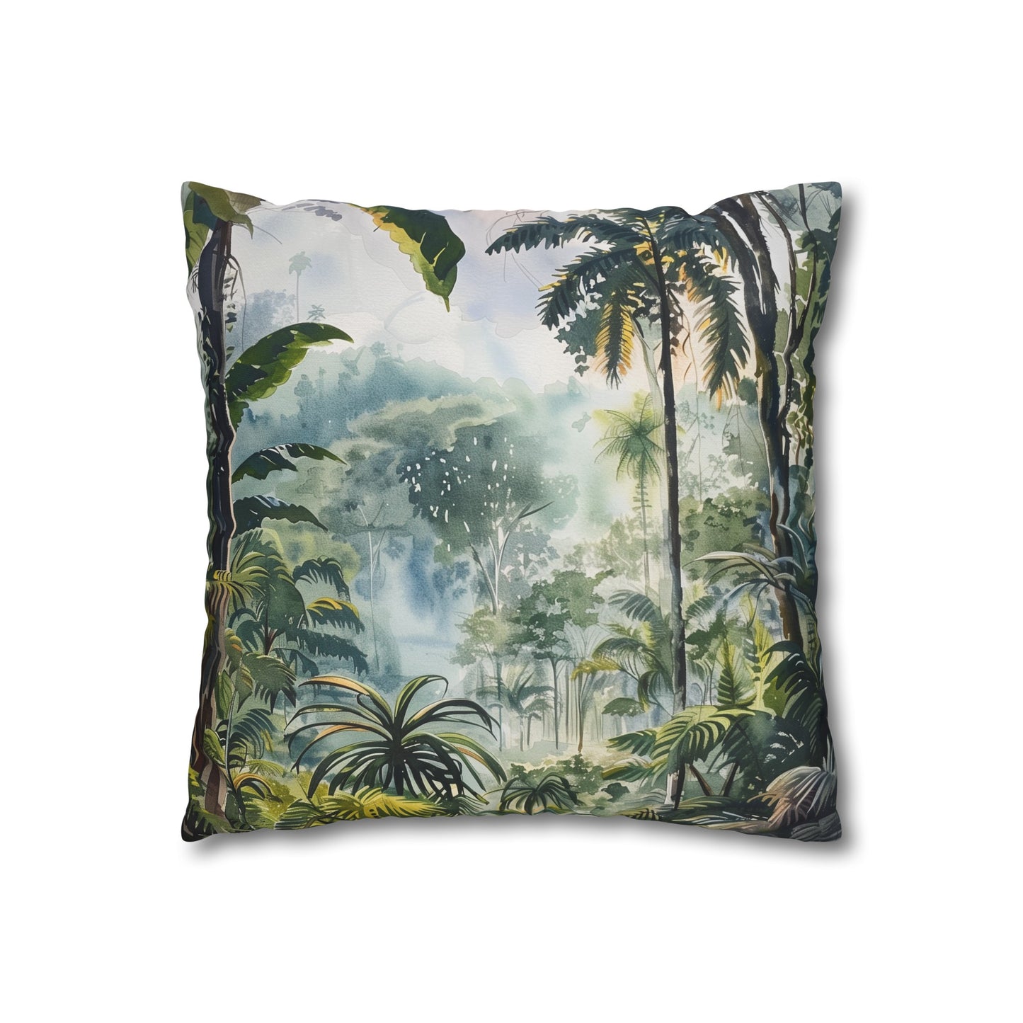 Emerald Canopy Pillowcase - Rainforest Inspired Design, High-Quality Material, Stylish & Comfortable - Perfect Gift!