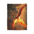 Digital Phoenix in Urban Skyline Plush Fleece Throw Blanket