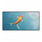 Vibrant Koi Fish Swimming in Sky — XL & XXL Desk Mat — Full Top-Down Artwork View