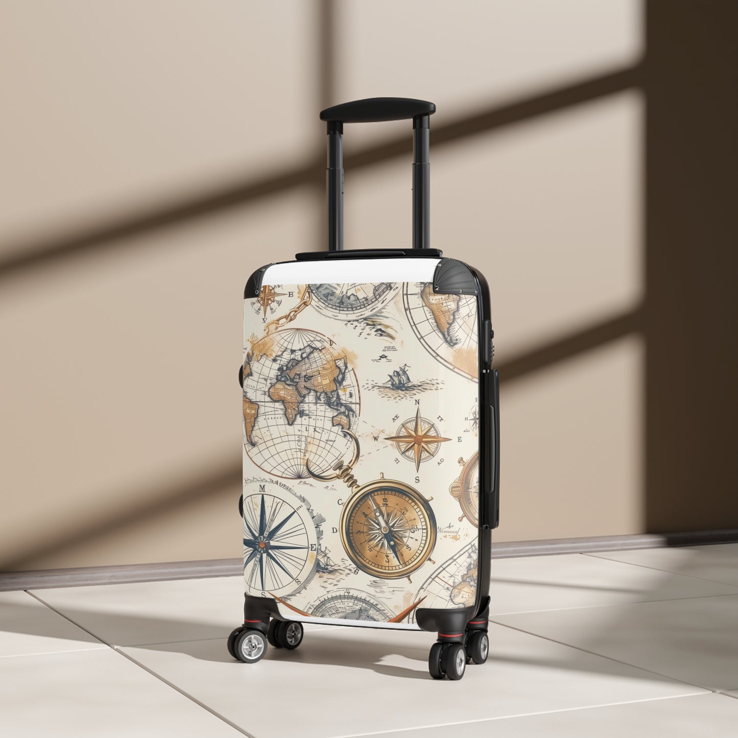 Travel the world with style: Vintage Maps Suitcase