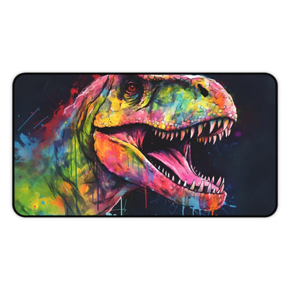 Brighten up your workspace with Trex Neon Glow Desk Mat for colorful protection from scratches and spills