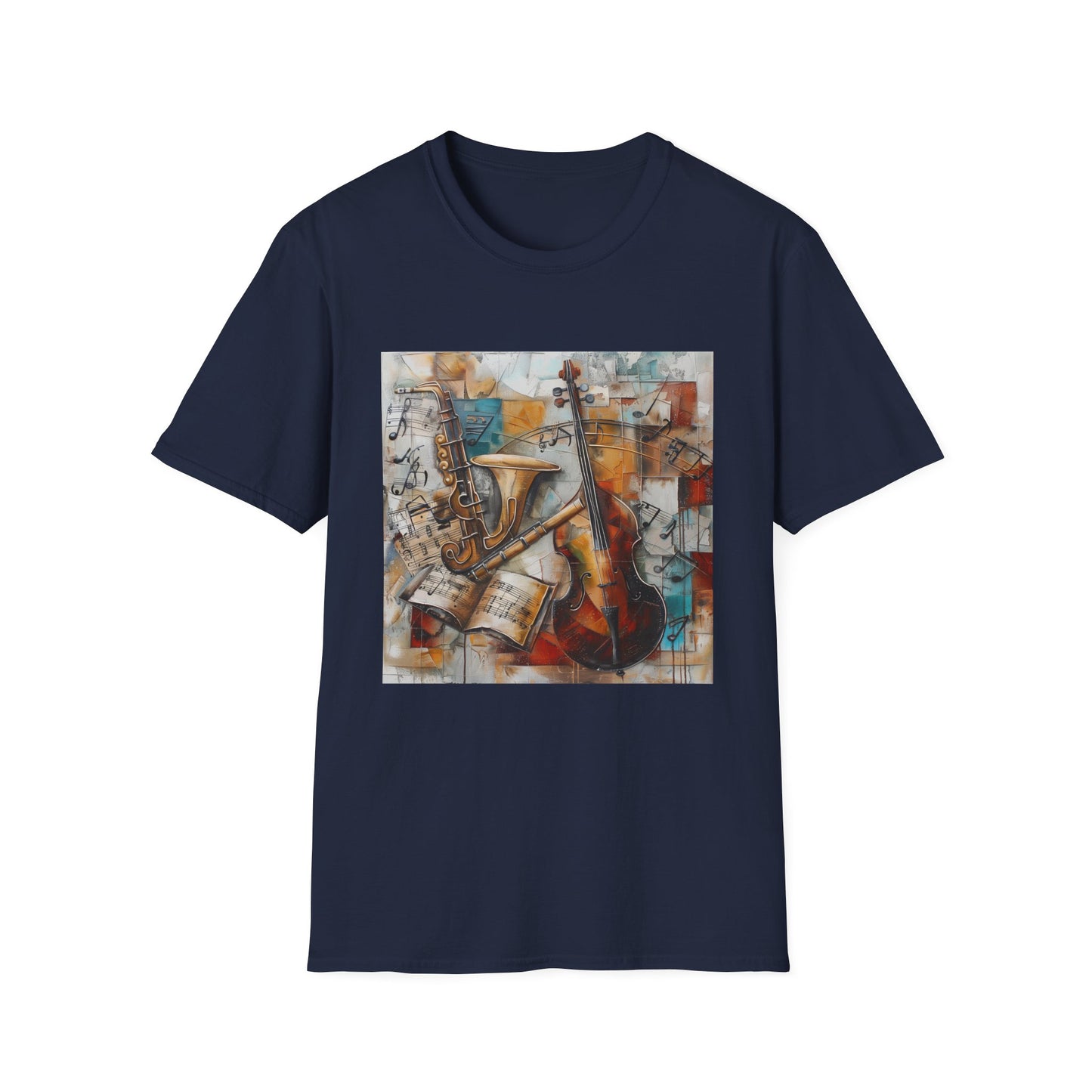 Symphony of Sound: Music Notes & Instruments T-Shirt