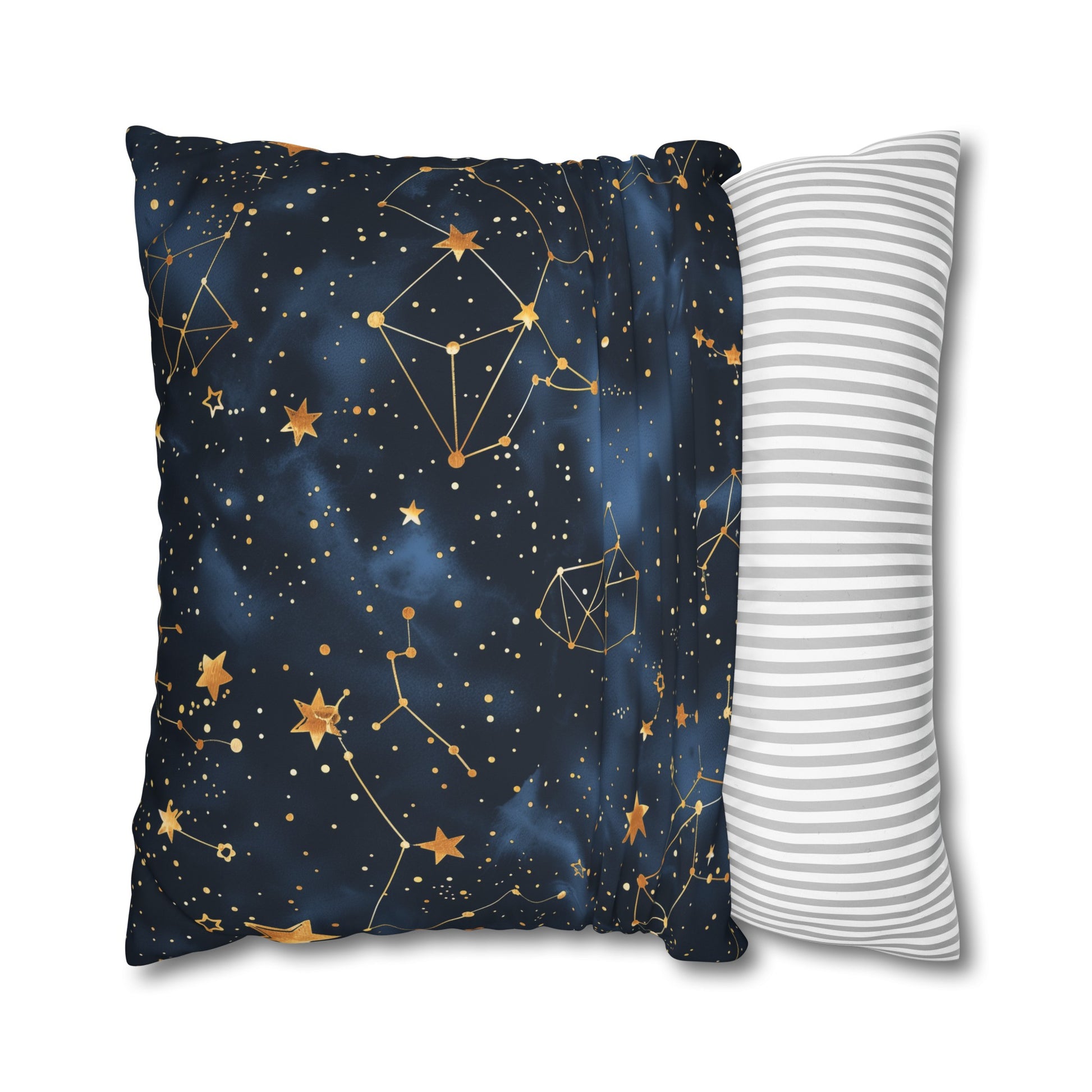 "Starry Night Pillowcase - Transform your bed with celestial Constellation Stars pattern, sleep among the stars"