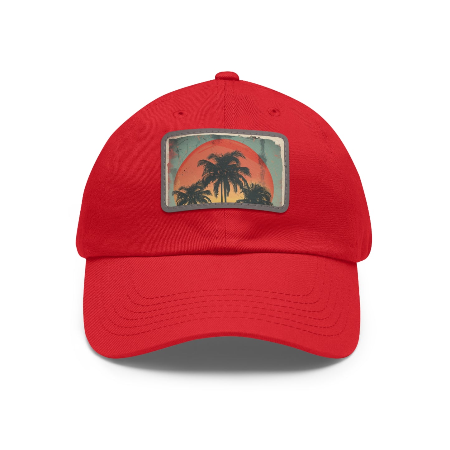 Retro Sunset Palm Cap