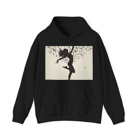 Ballerina Hoodie: Silent Melody Dancewear for Dancers | Hoodies | DTG, Hoodies, Men's Clothing, Regular fit, Unisex, Women's Clothing | Prints with Passion