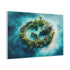 Tropical Island Shaped Like a Dragon — Canvas Wall Art — Product Detail View 6