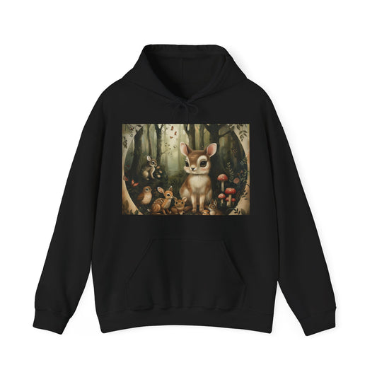 Sylvan Sanctuary: A Woodland Haven Hoodie | Hoodies | DTG, Hoodies, Men's Clothing, Regular fit, Unisex, Women's Clothing | Prints with Passion