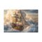 Steampunk Airship Sailing Through Clouds — Canvas Wall Art — Front Gallery-Wrapped Canvas View