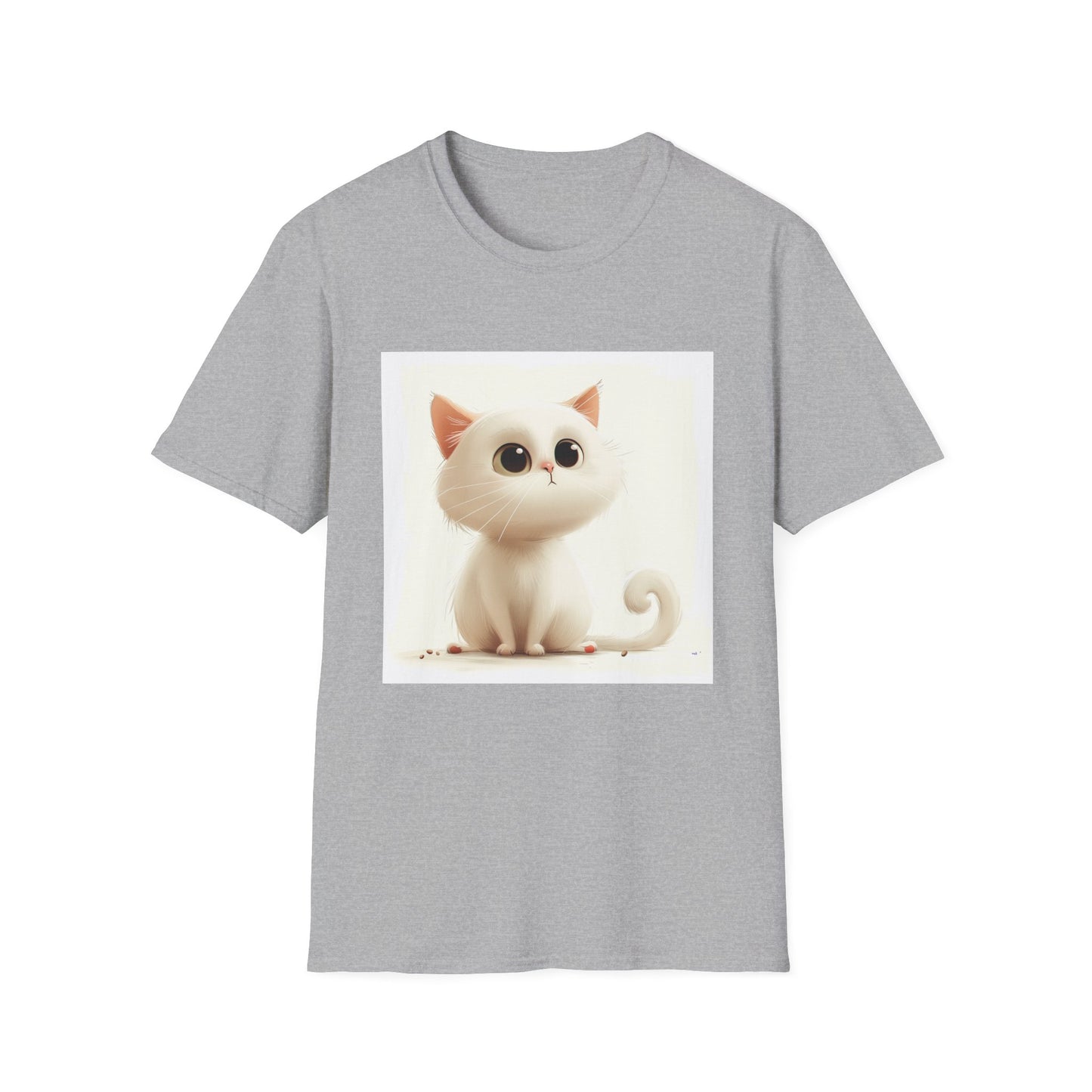 Purrfectly Adorable: Cute Cartoon Cat T-Shirt