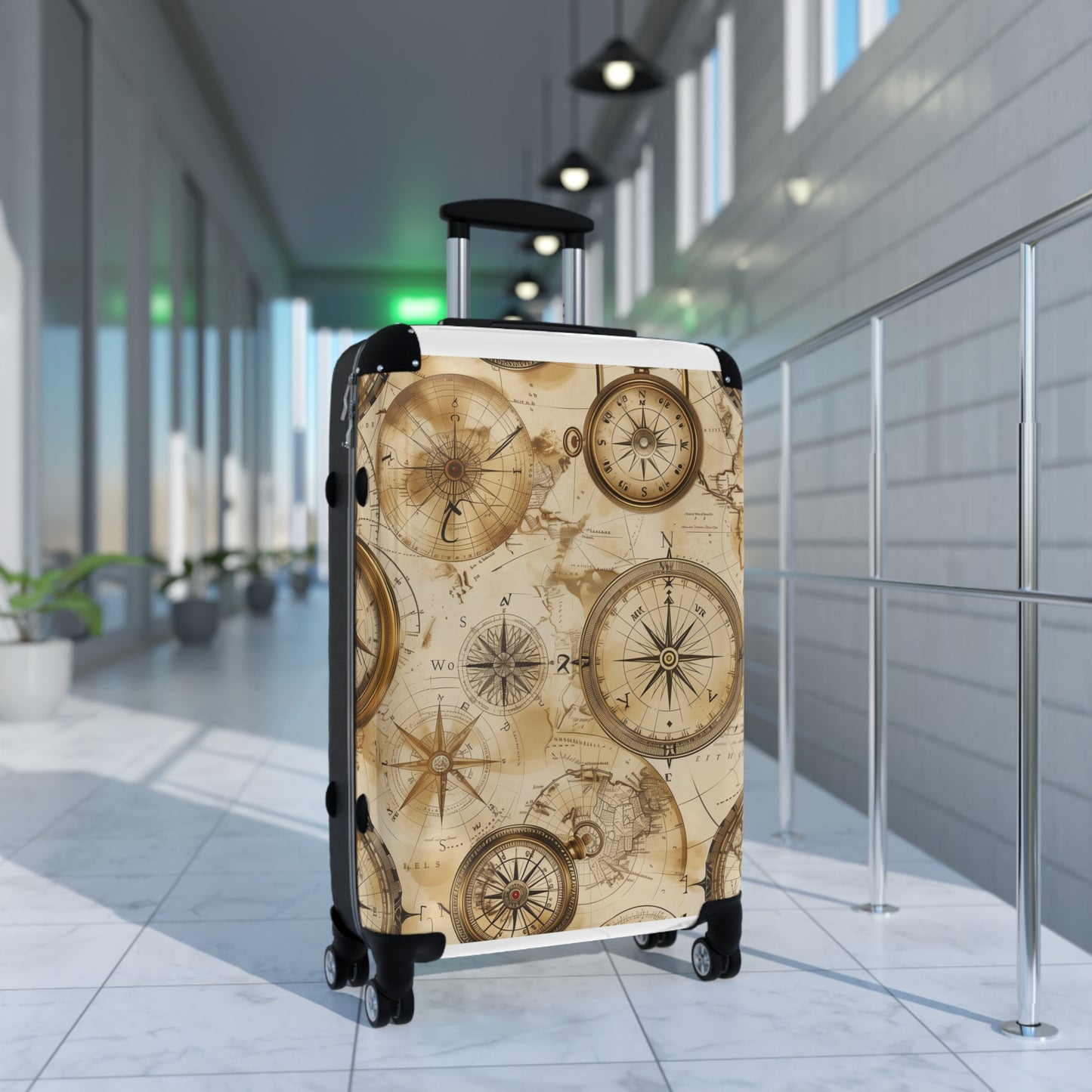 Wanderlust Vintage Map Suitcase Collection